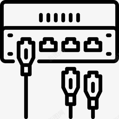 电子线路路由器计算机互联网图标图标
