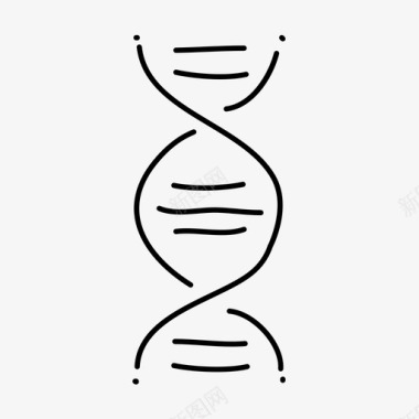 DNA海报dna链遗传健康图标图标