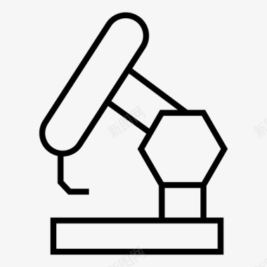 机械动图工业机器人自动化机械图标图标