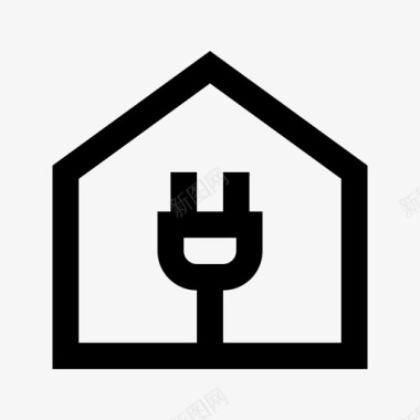 家用电能源环境图标图标