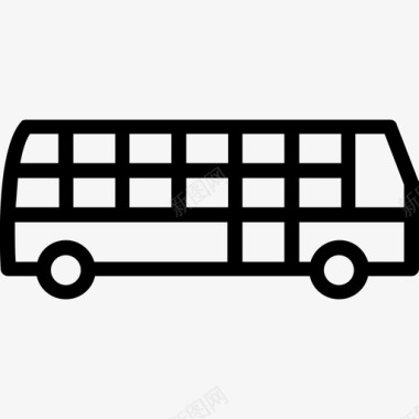 豪华巴士巴士地铁图标图标