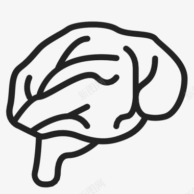 大脑人体器官医学图标图标