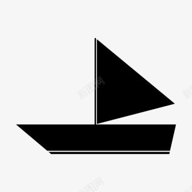 帆船大船游轮图标图标