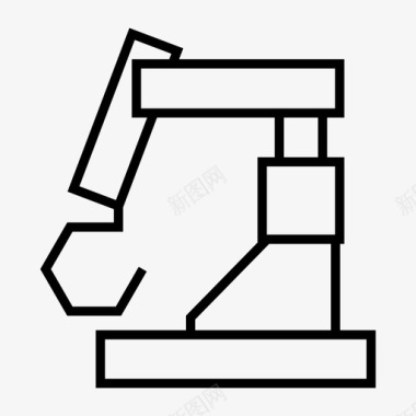 自动化工程工业机器人自动化制造图标图标