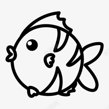 小丑鱼鱼动物小丑鱼图标图标