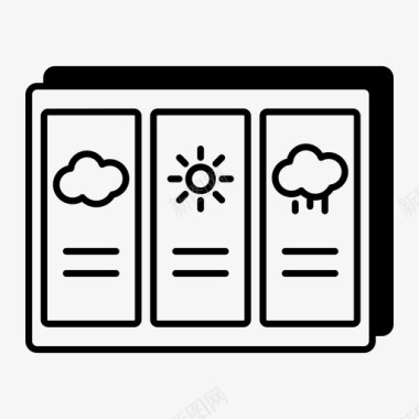 天气预报图标天气预报天气信息天气报告图标图标