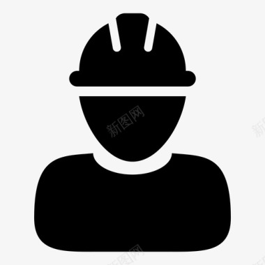 工人建筑工人维修图标图标