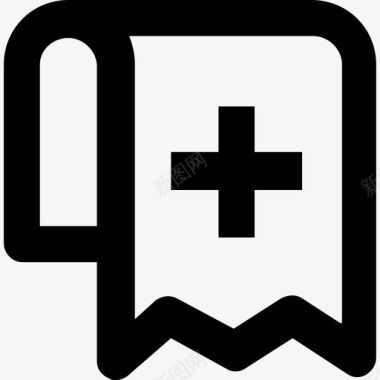收据医疗报告药物处方图标图标