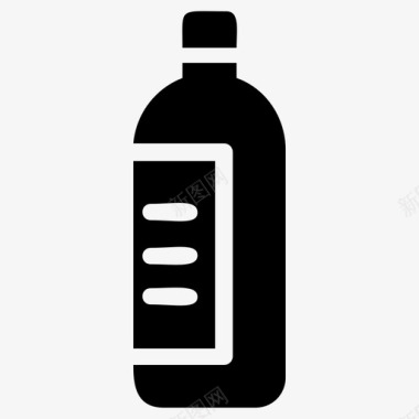 瓶装酒酒食物图标图标
