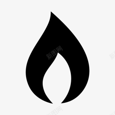 火燃烧元素图标图标
