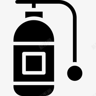 水肺潜水压缩空气氧气瓶图标图标