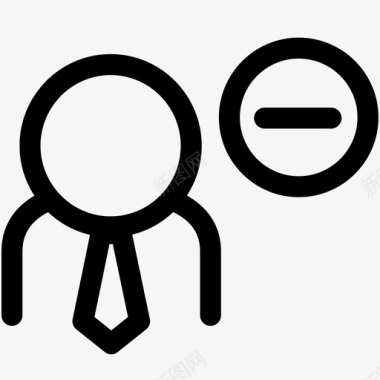 删除垃圾邮件删除用户员工成员图标图标