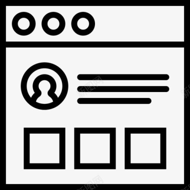 信息标志配置文件详细信息应用程序内容图标图标