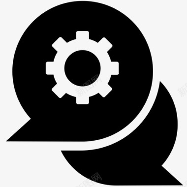 移动优化服务聊天支持messenger优化图标图标