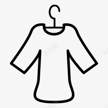 女性服装服装衬衫购物图标图标