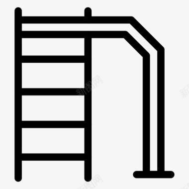 公园喷泉梯子游戏园艺图标图标