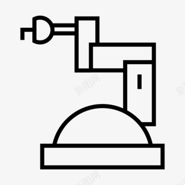 自动化设计工业机器人自动化工业图标图标