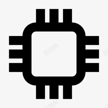 原生材料芯片技术媒体硬件材料图标图标
