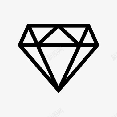 钻石石碳纤维优雅图标图标