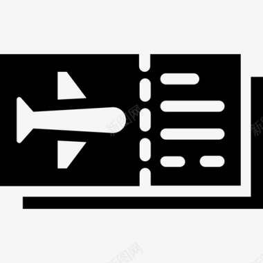登机密码箱飞机票机票登机牌图标图标