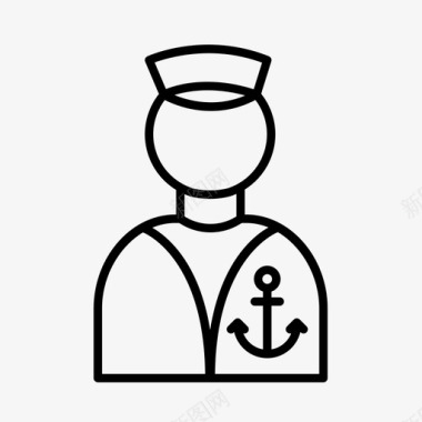 船长海事航海图标图标
