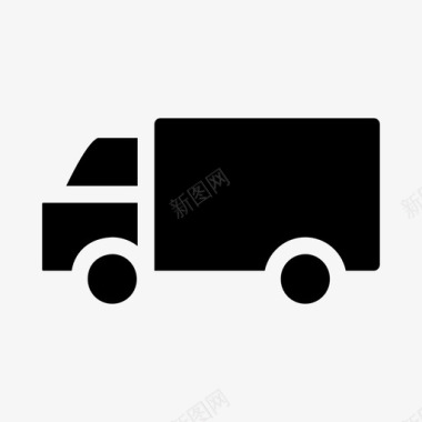 行李运输带车辆行李车皮卡图标图标