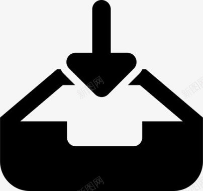 文书接收电子邮件收件箱文书工作图标图标