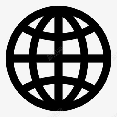 百度翻译全球地球国际图标图标