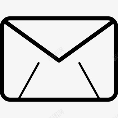 电子邮件信封界面优雅的界面图标图标