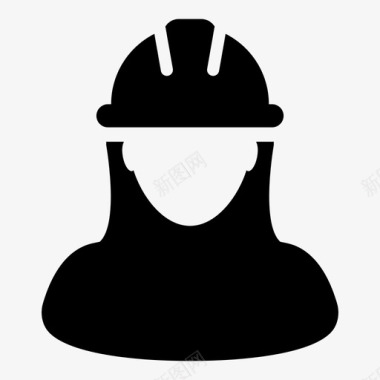工人建筑工人个人图标图标