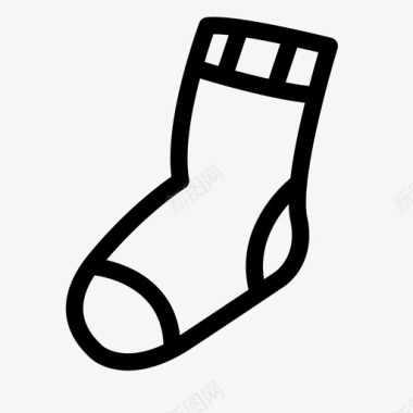 袜子袜子衣服和鞋子图标图标