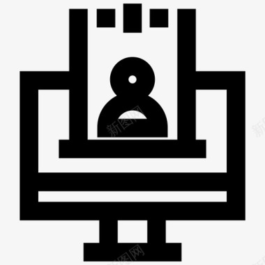 收据在线计算机收据图标图标