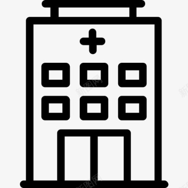 医生办公室诊所医院图标图标