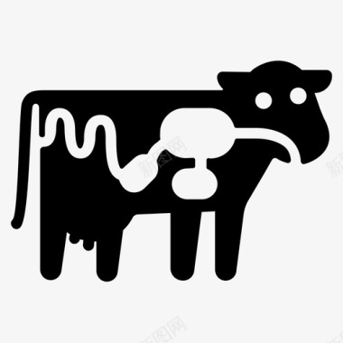 牛肚牛肉牛图标图标