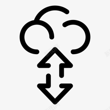 云服务器数据主机图标图标