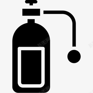 潜水瓶氧气瓶小马瓶图标图标