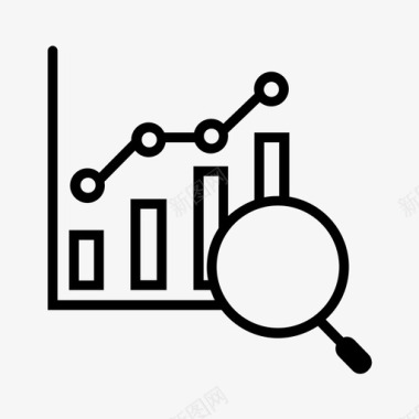 条形矢量数据分析条形图评估图标图标