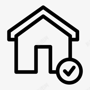 完工房屋验收批准图标图标