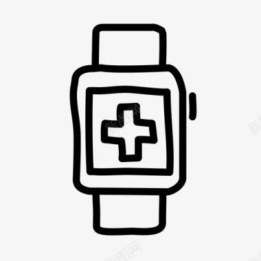 医疗援助瑞士手表健康医院图标图标