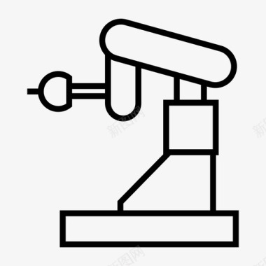 自动化生产线工业机器人自动化制造图标图标