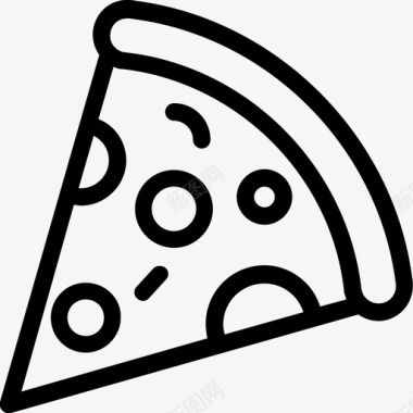 蓝莓披萨免抠素材披萨片奶酪披萨奶酪披萨片图标图标