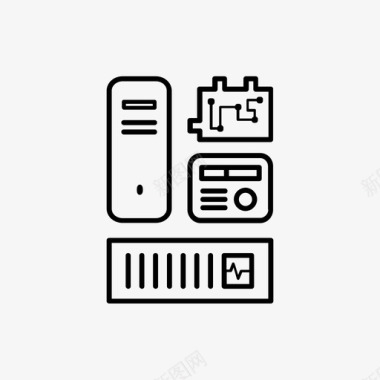 系统壁纸电子芯片系统图标图标