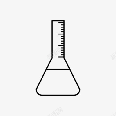 小烧杯烧杯炼金术滴定管图标图标