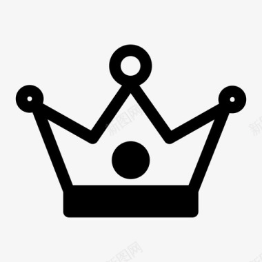 王冠贵族公主图标图标