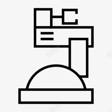 自动化生产线工业机器人自动化工业图标图标