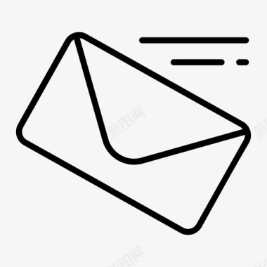 已发送消息电子邮件信封图标图标