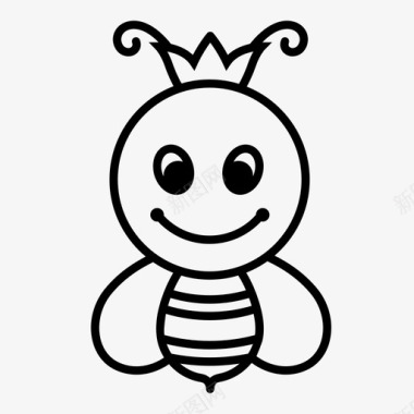蜜蜂卡通玩具图标图标