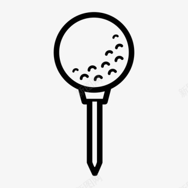 高尔夫球高尔夫球高尔夫体育图标图标