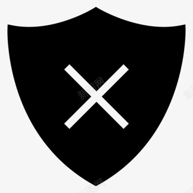 公共信息标志安全标志安全取消保护图标图标