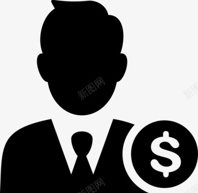 火焰美元图标收益买家美元图标图标